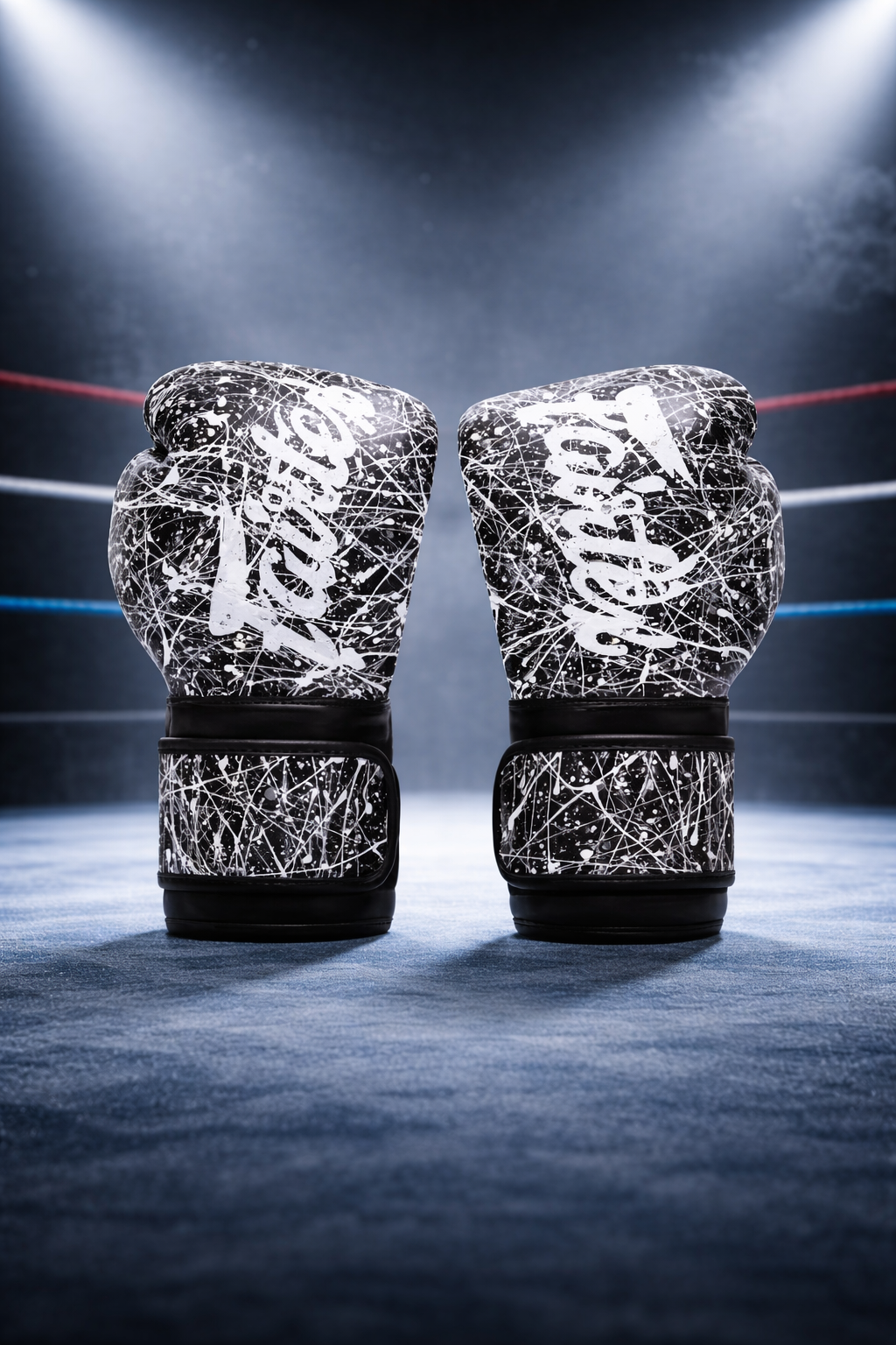 Fairtex BGV14 Black/White Art Collections Boxing Gloves