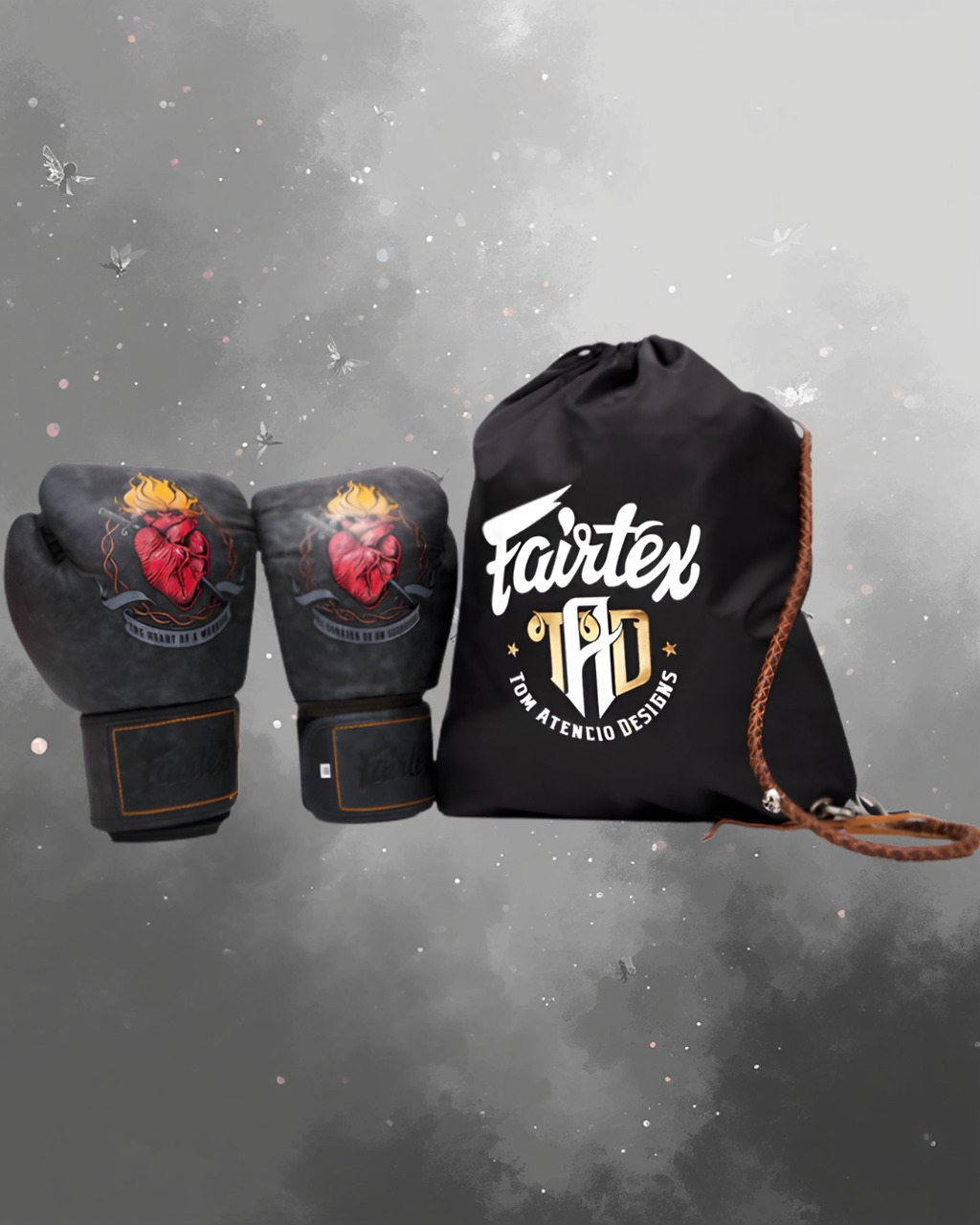 Fairtex X Tom Atencio Boxing Gloves "The Heart Of Warrior