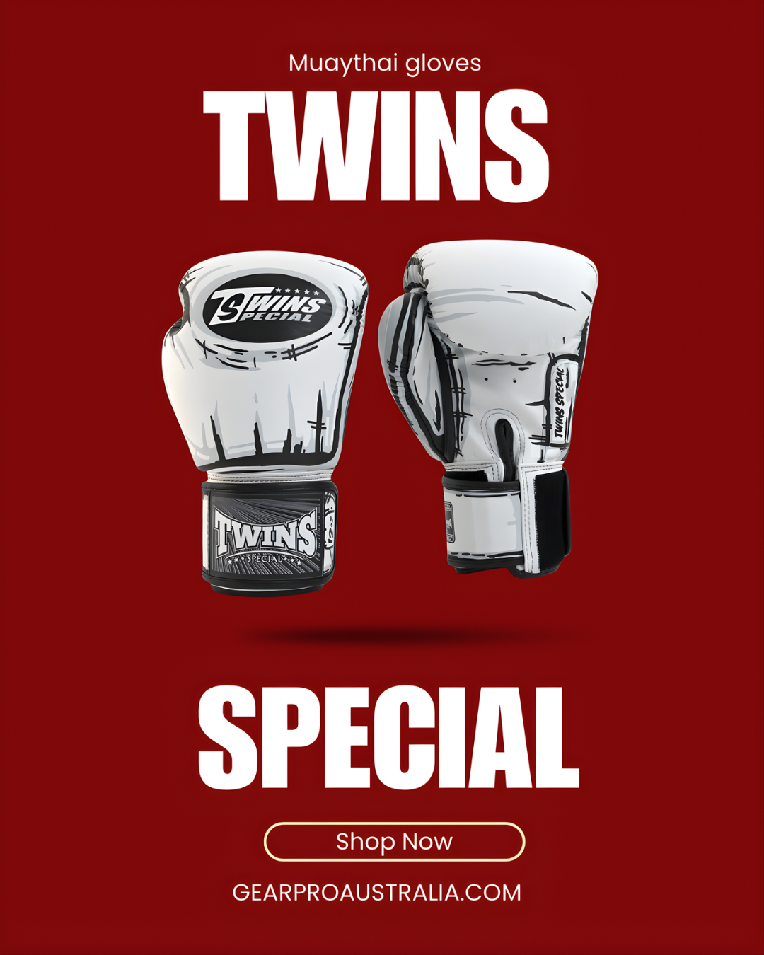 TWINS COMIC BOXING GLOVES