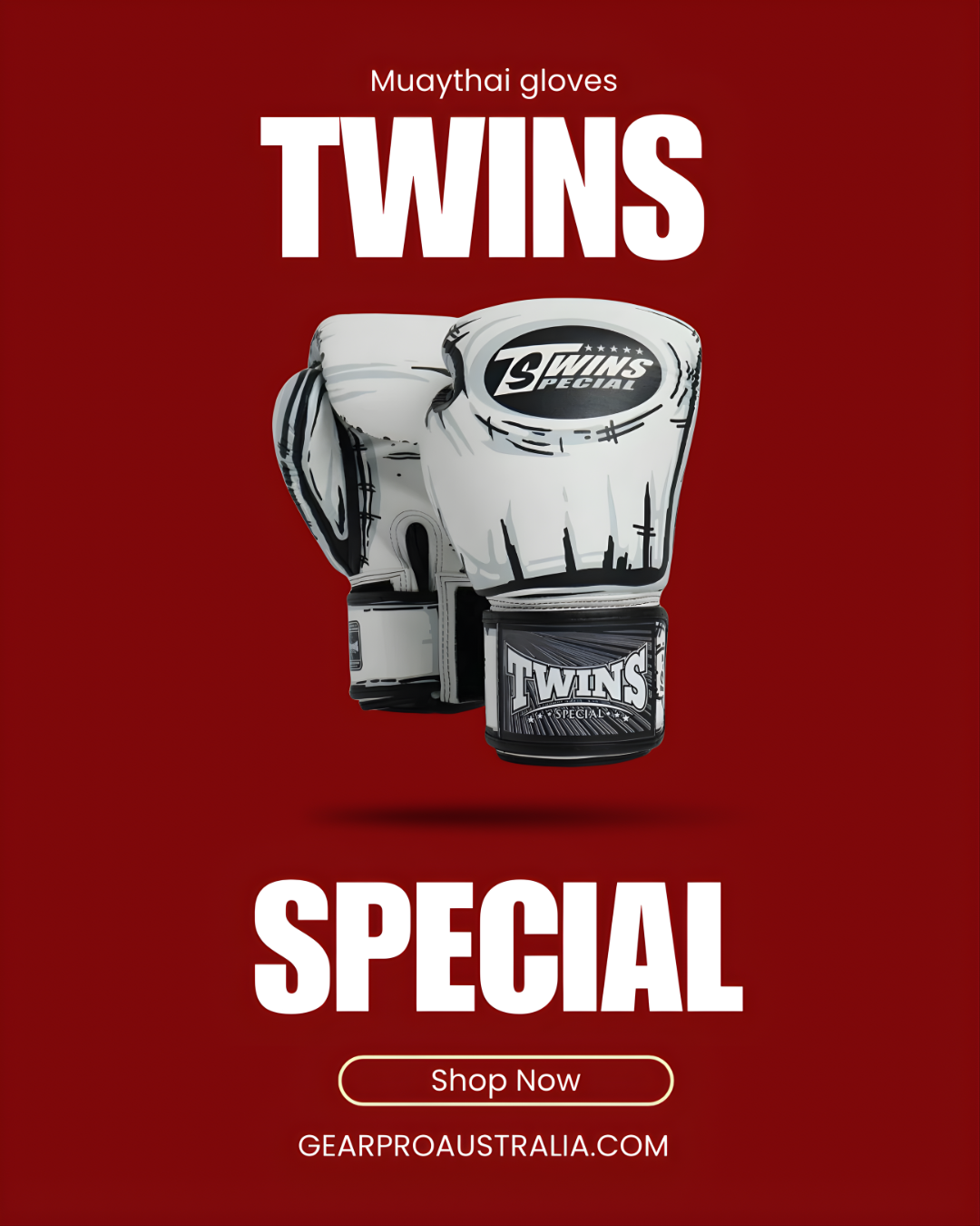 TWINS COMIC BOXING GLOVES