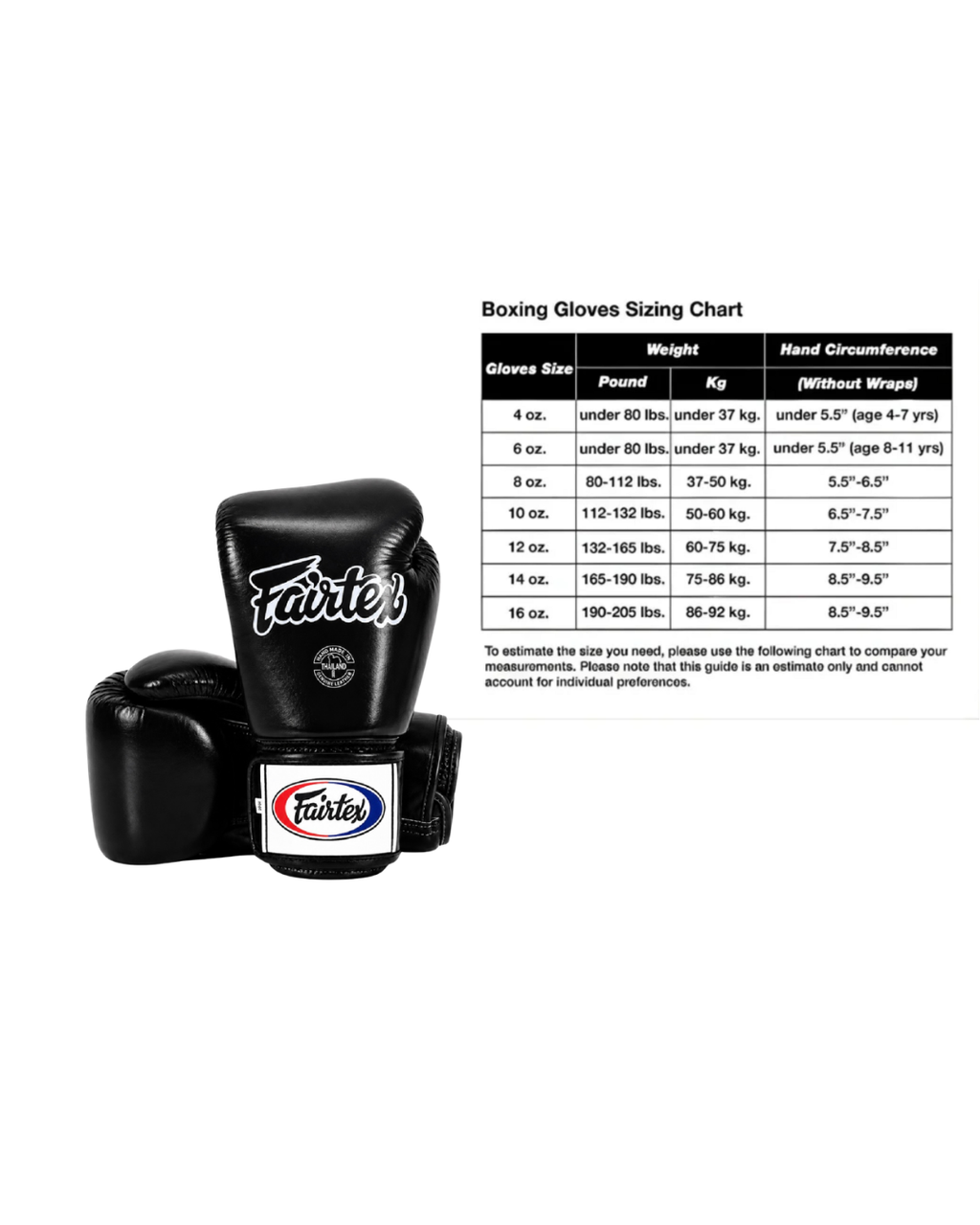 Fairtex Black Combo – SP5 Shin Guards + BGV1 Gloves